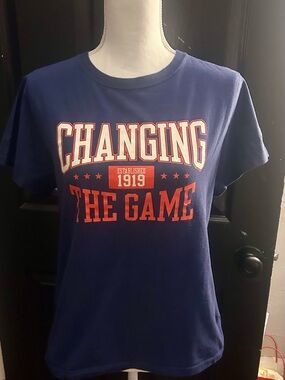 Champion Navy Short Sleeve "Changing The Game" Graphic Tee